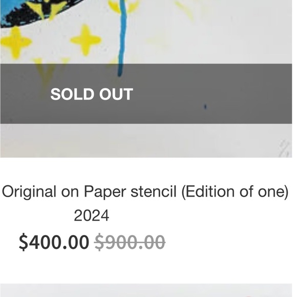 💎1 of 1💎Limited Edition the ⭐️ONLY⭐️1 of 1! Print By DEATH NYC W/COA - Picture 4 of 5